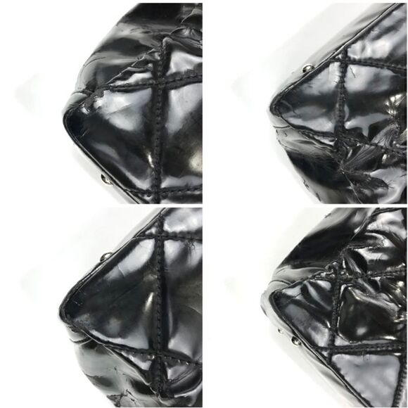 Authentic Chanel Matelasse Coco Mark Handbag Black - Picture 9 of 12